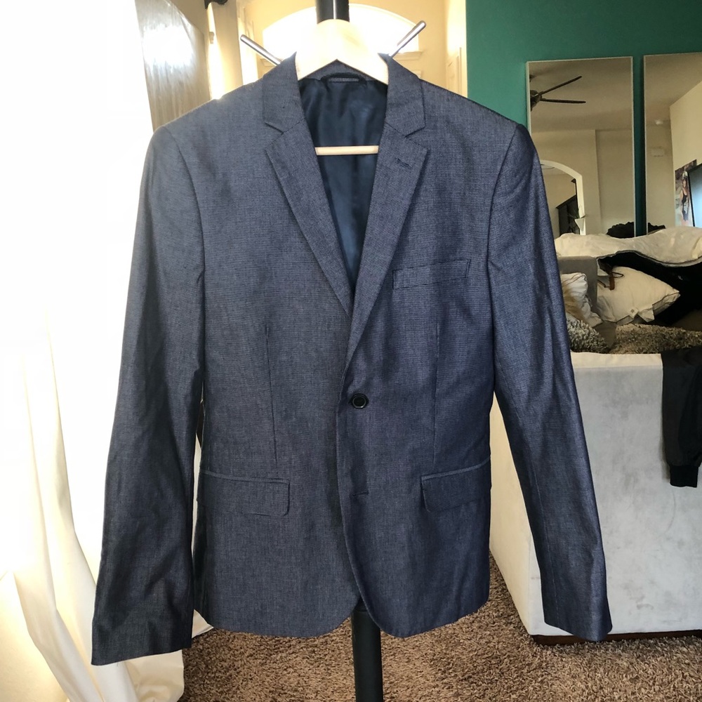 Navy Sports Coat from H&M